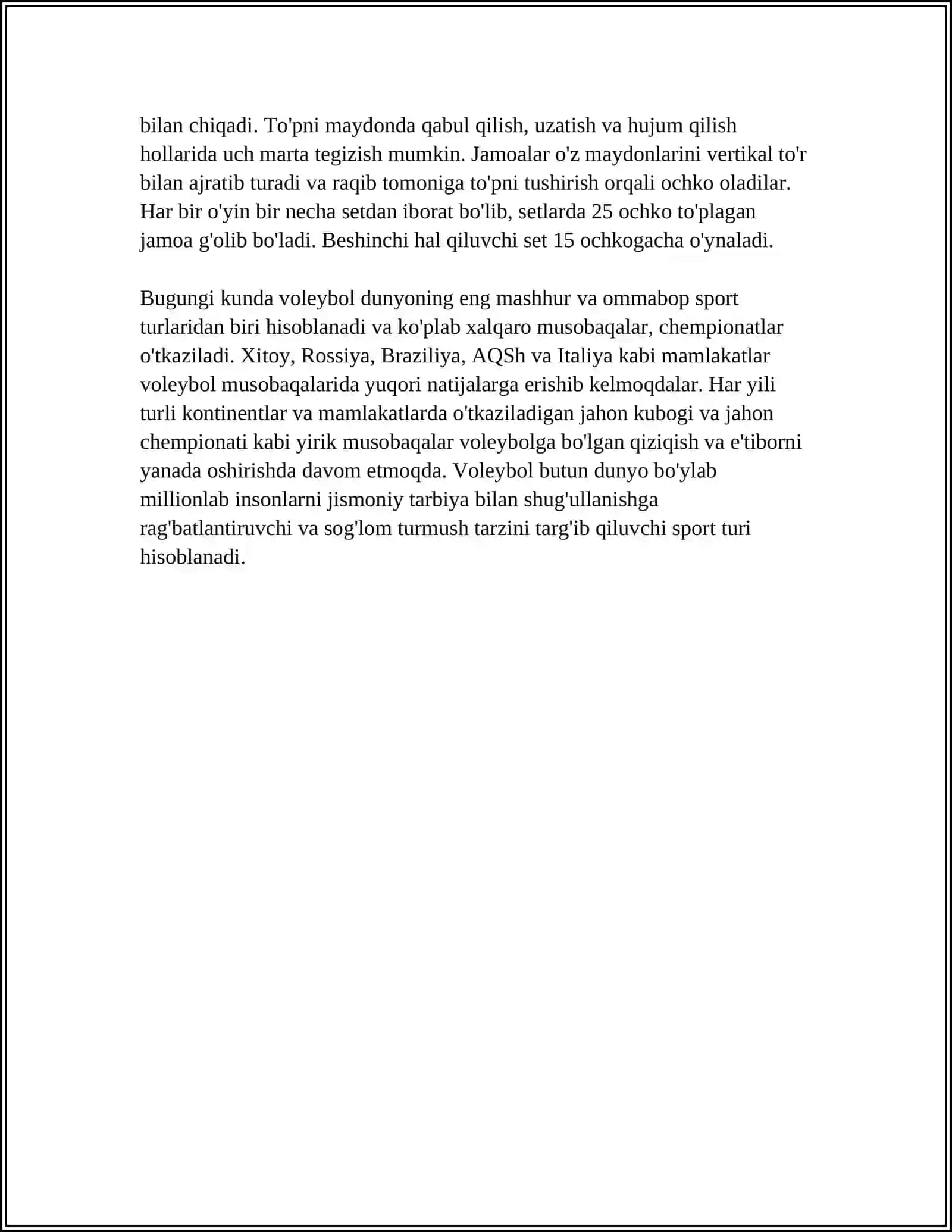 VALEYBOL TARIXI 4