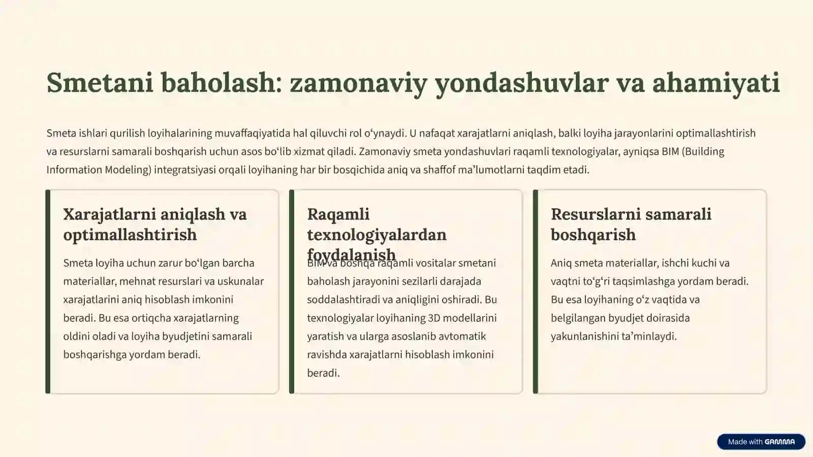 Qurilish sohasida dual taʼlim dasturlari va smeta ishi: global taʼlim jarayonlari moslashuvi 4