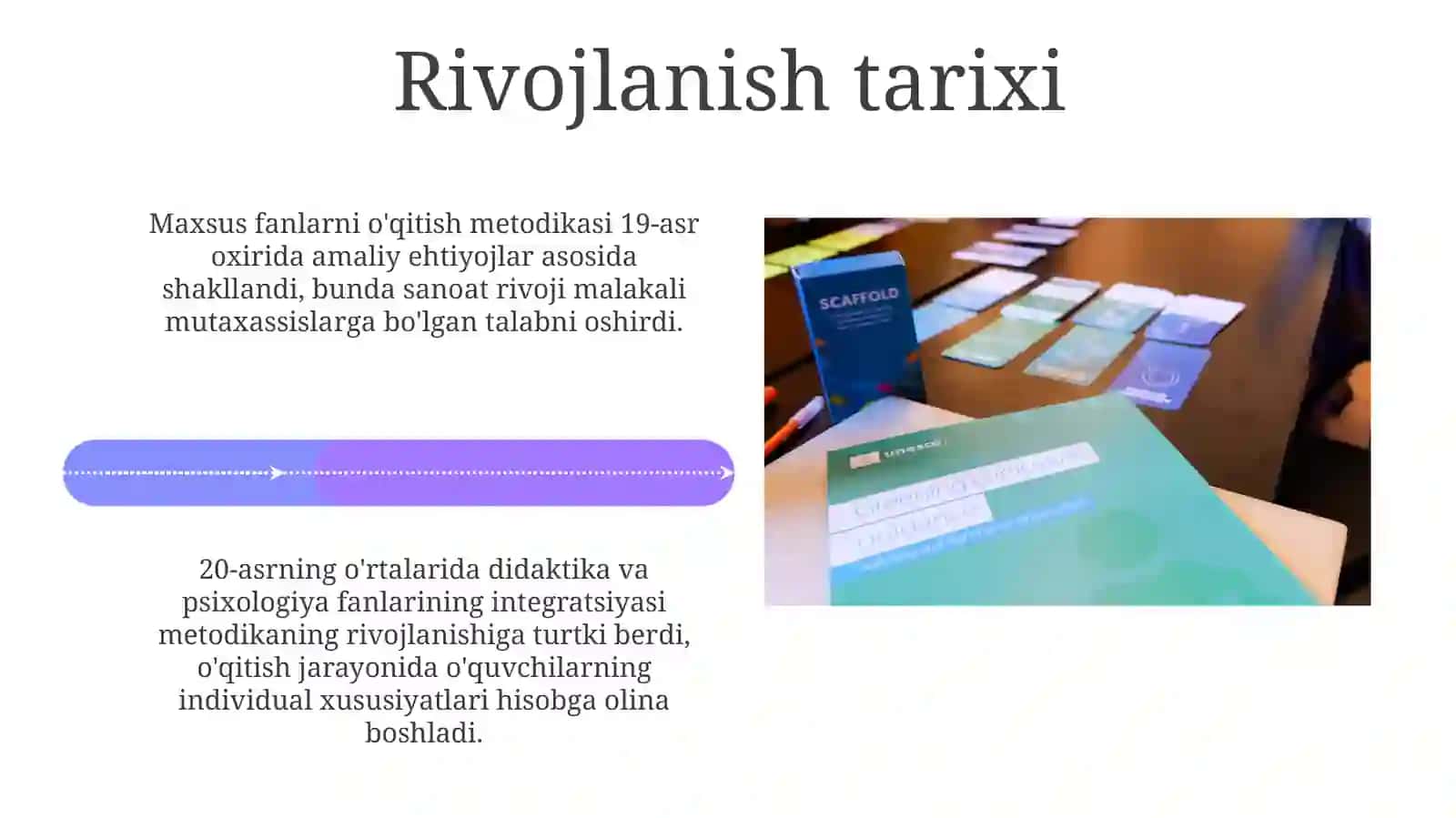 Maxsus fanlarni o'qitish metodikasining maqsadi va vazifalari 4