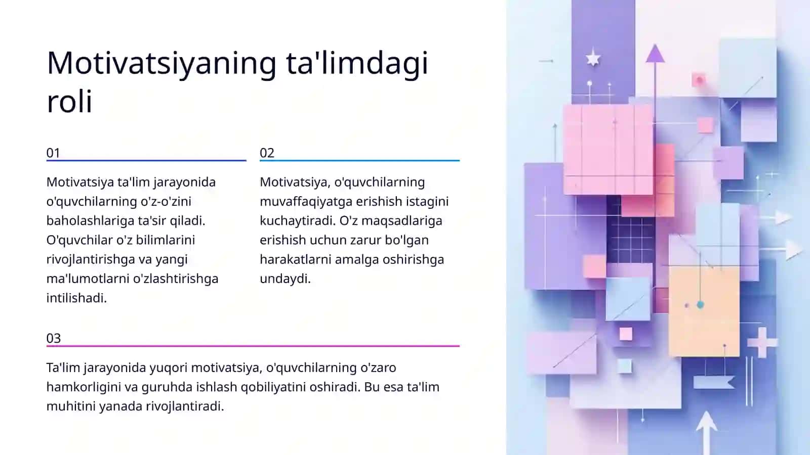 Ta’lim jarayonida motivatsiya va uning turlari 4