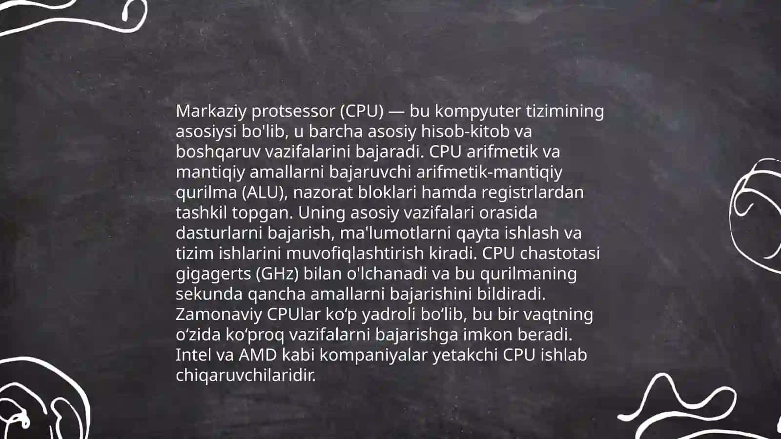 Kompyuterni tashkil etilishi tamoyillari va klassifikatsiyasi 4