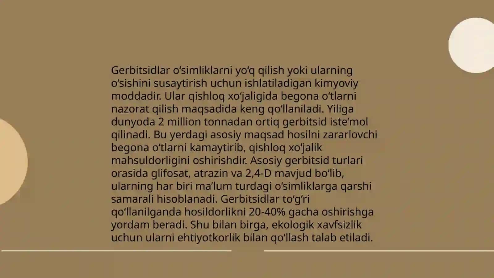 Gerbitsidlar. Antibiotiklar 4