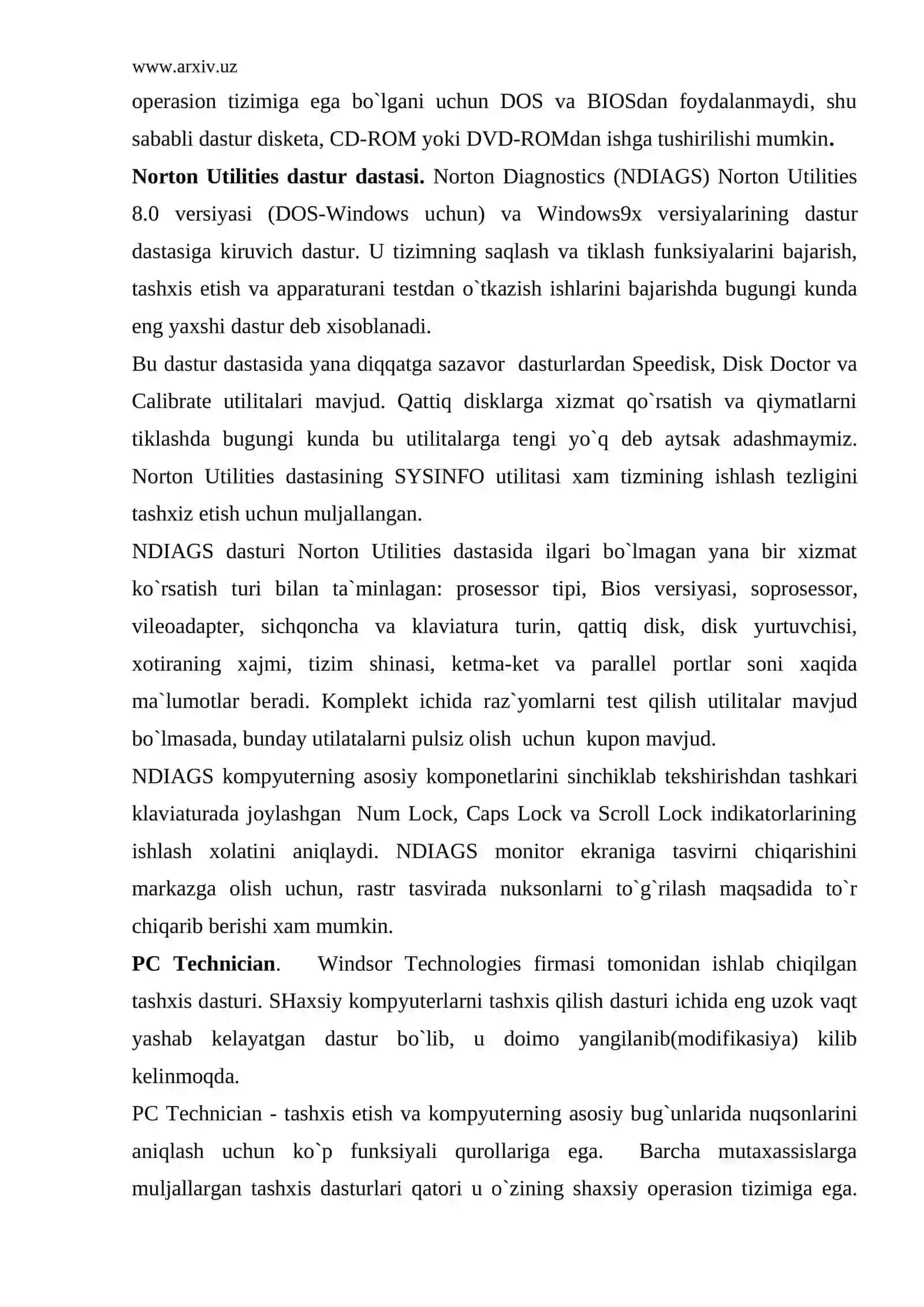 Tashxis dastur dastalari 4