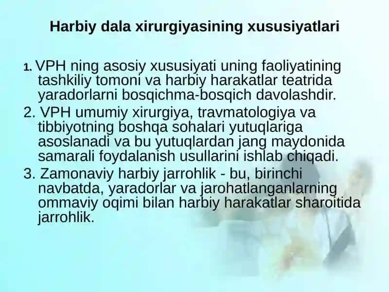 Zamonaviy o'q-dorilarning halokatli ta'sirining xususiyatlari. O'q otish jarohati patogenezi 4