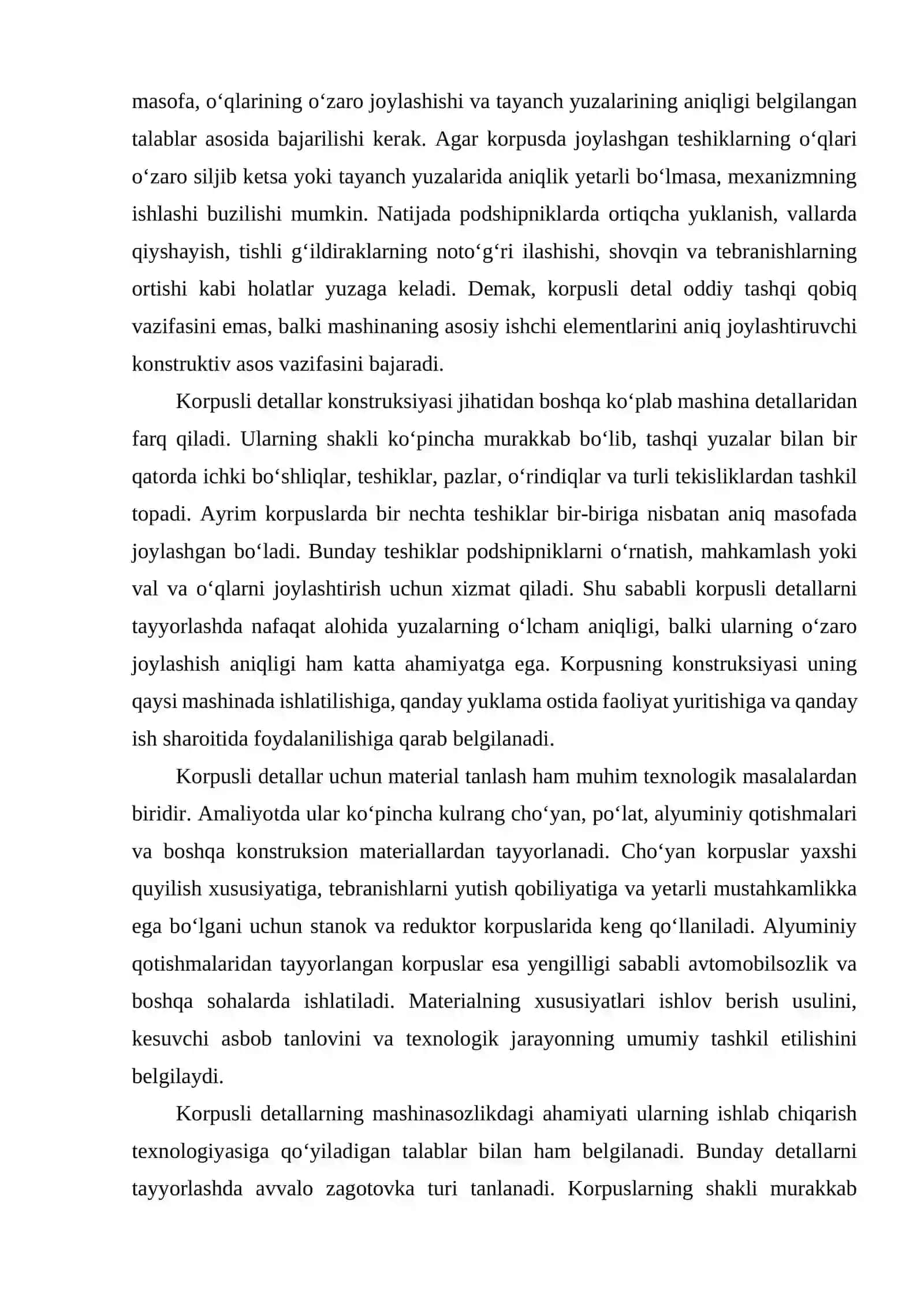 Korpusli detallarni ishlov berish texnologiyasi 4