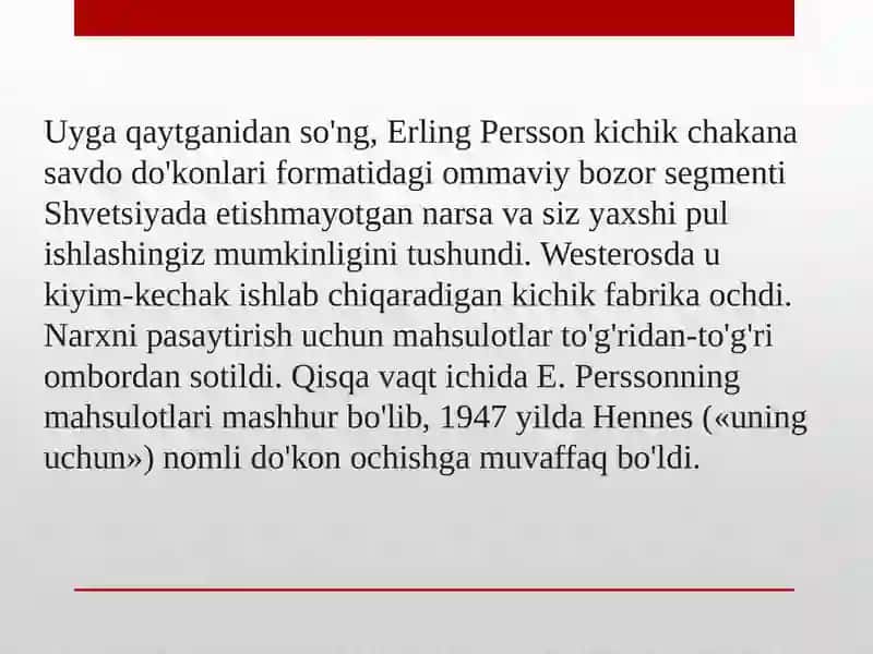 H&M (Hennes&Mauritz) 4