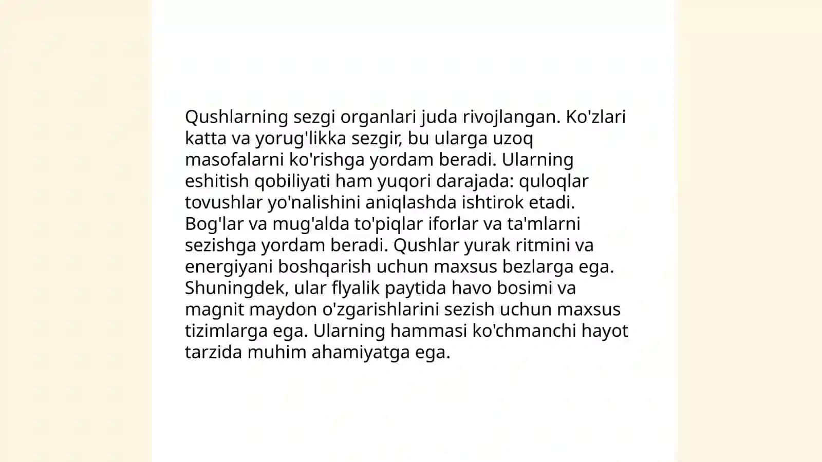 Qushlaming biologivasi, kelib chiqishi va evolyutsiyasi 4