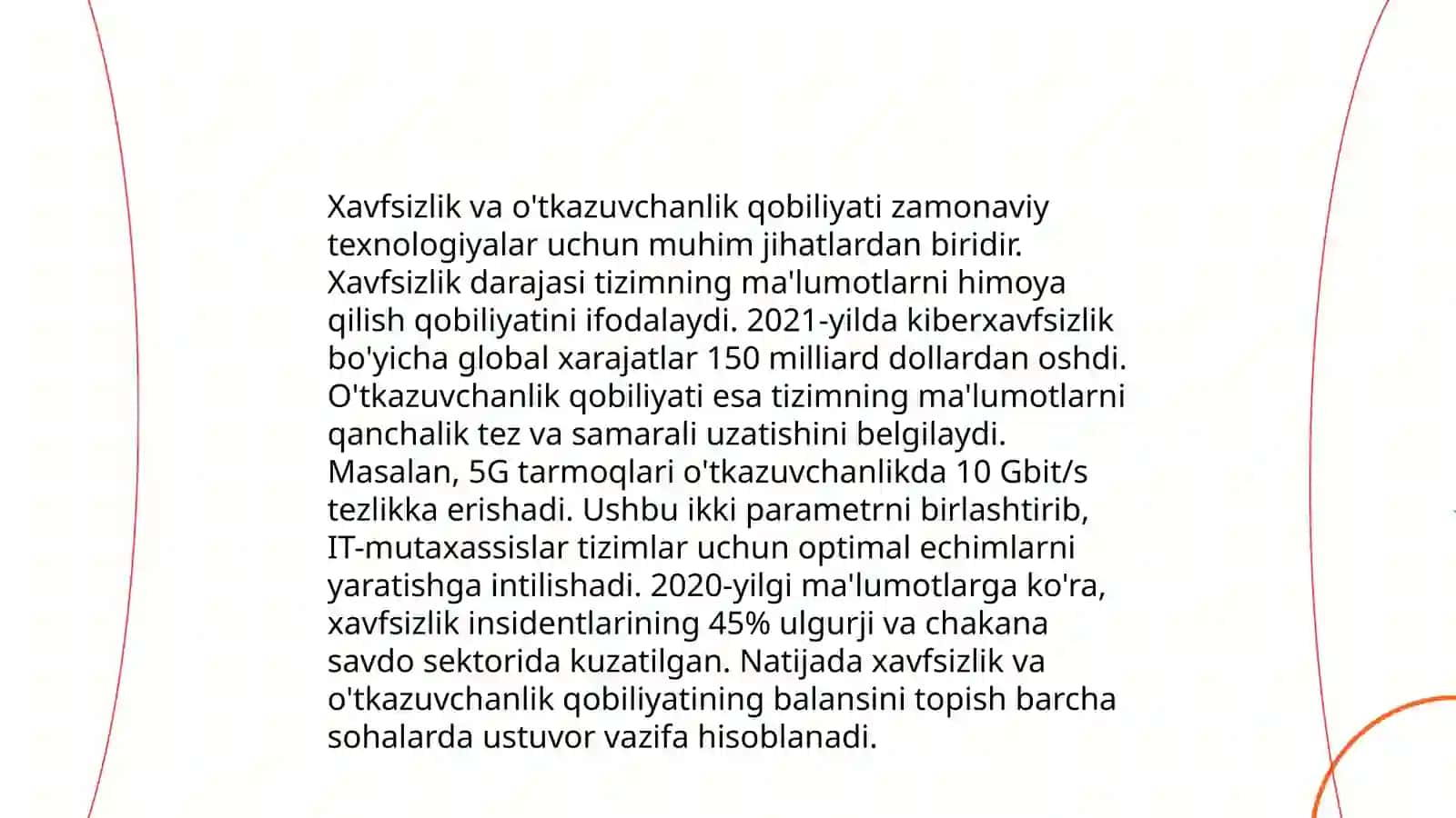 Shahar koʻcha tarmogʻining oʻtkazuvchanlik qobiliyati 4
