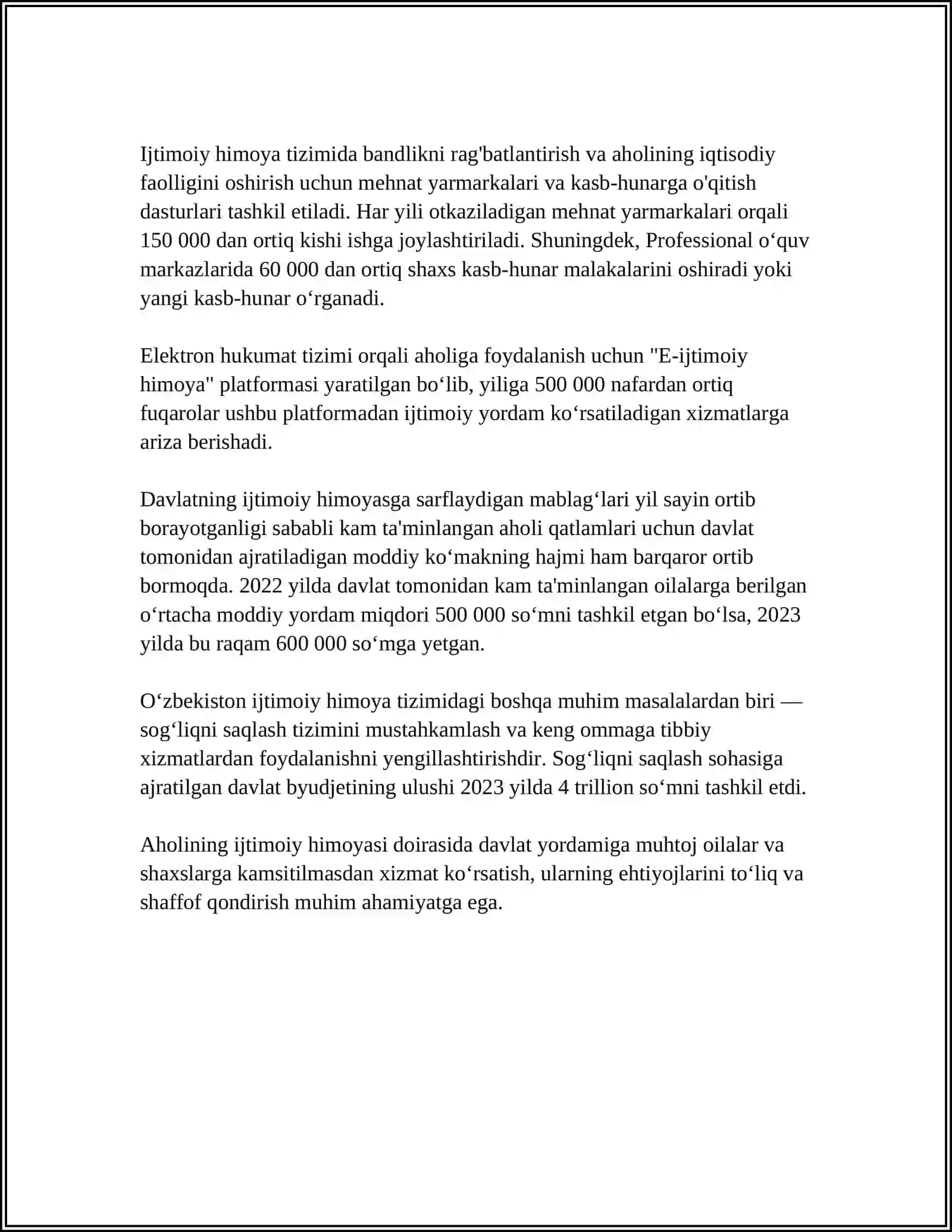 AHOLINING BANTLIGI VA KAMBAGʻALLIK MUAMMOSI 4