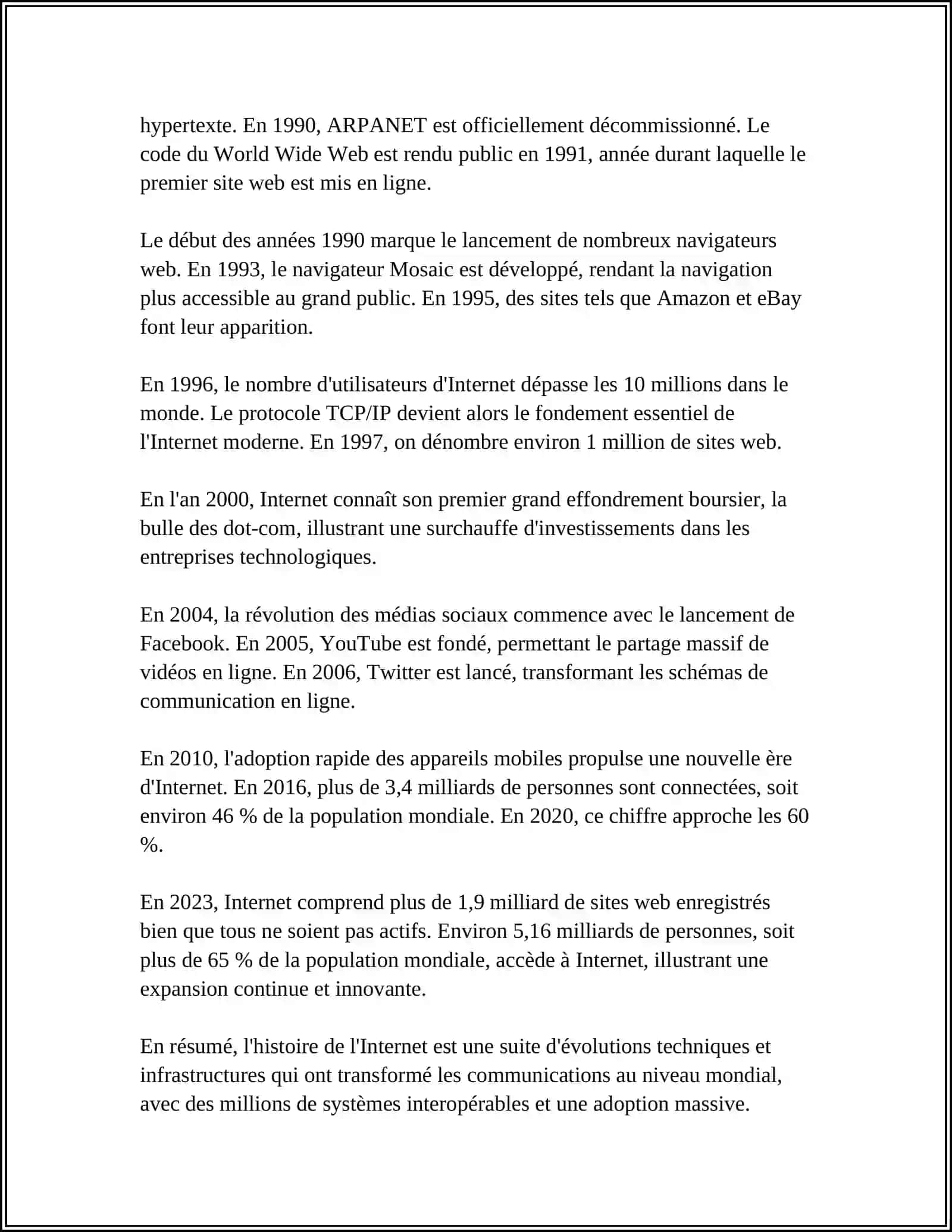 SYSTÈME LEXICAL "INTERNET" 4
