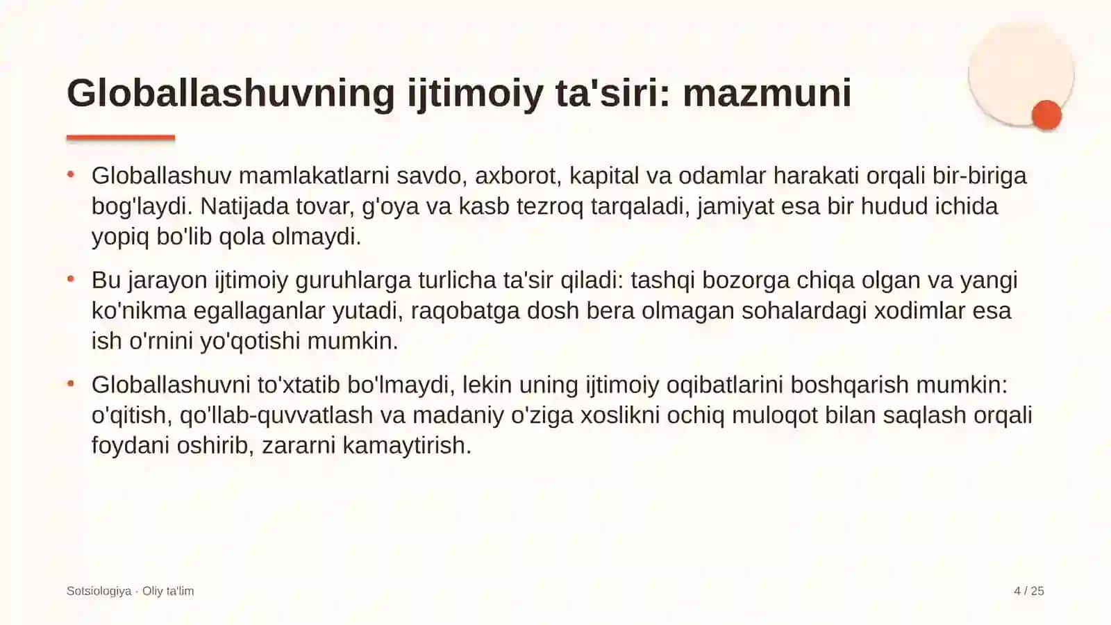 Logistika kompaniyalarida globallashuvning ijtimoiy ta'siri 4