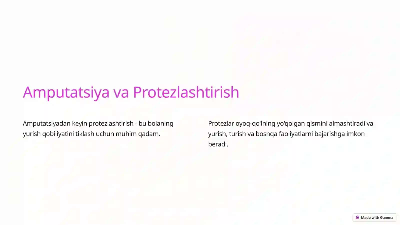 Bolalarda Amputatsiya Xususiyatlari 4
