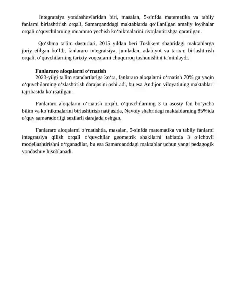 Boshlanĝich ta'limda integratsiyaning maqsad va vazifalari 4