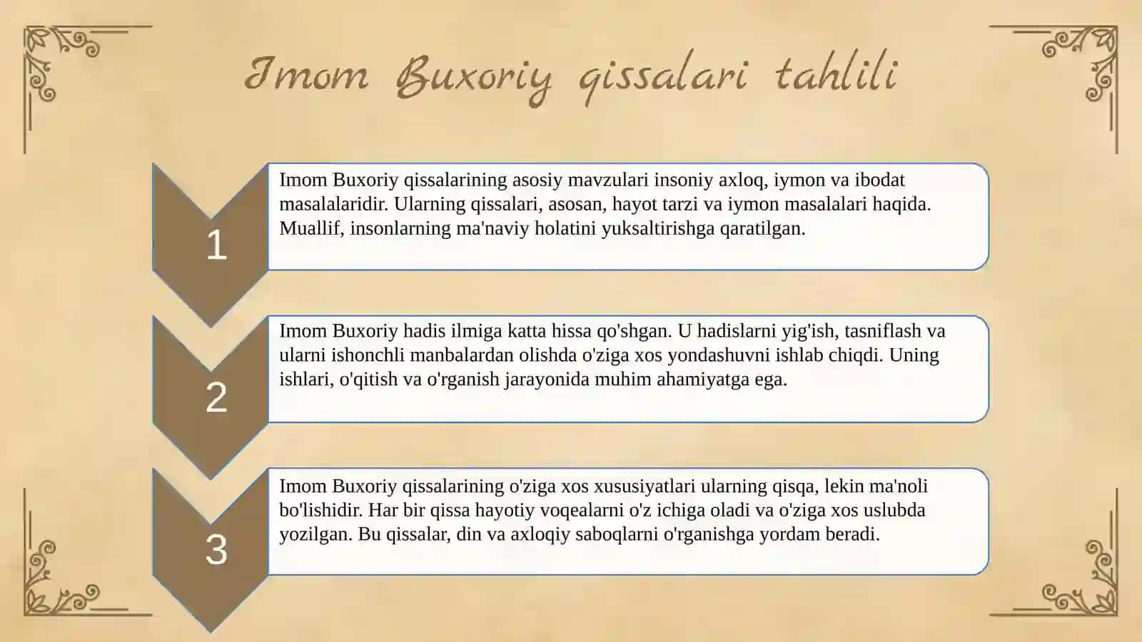 Imom Buxoriy va Imom Termiziy Hadis Ilmiga Qo'shgan Qissalarini Qiyosiy Tahlili 4