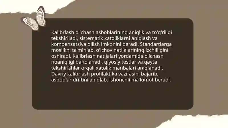 Oʻlchash xatoliklarini aniqlash 4