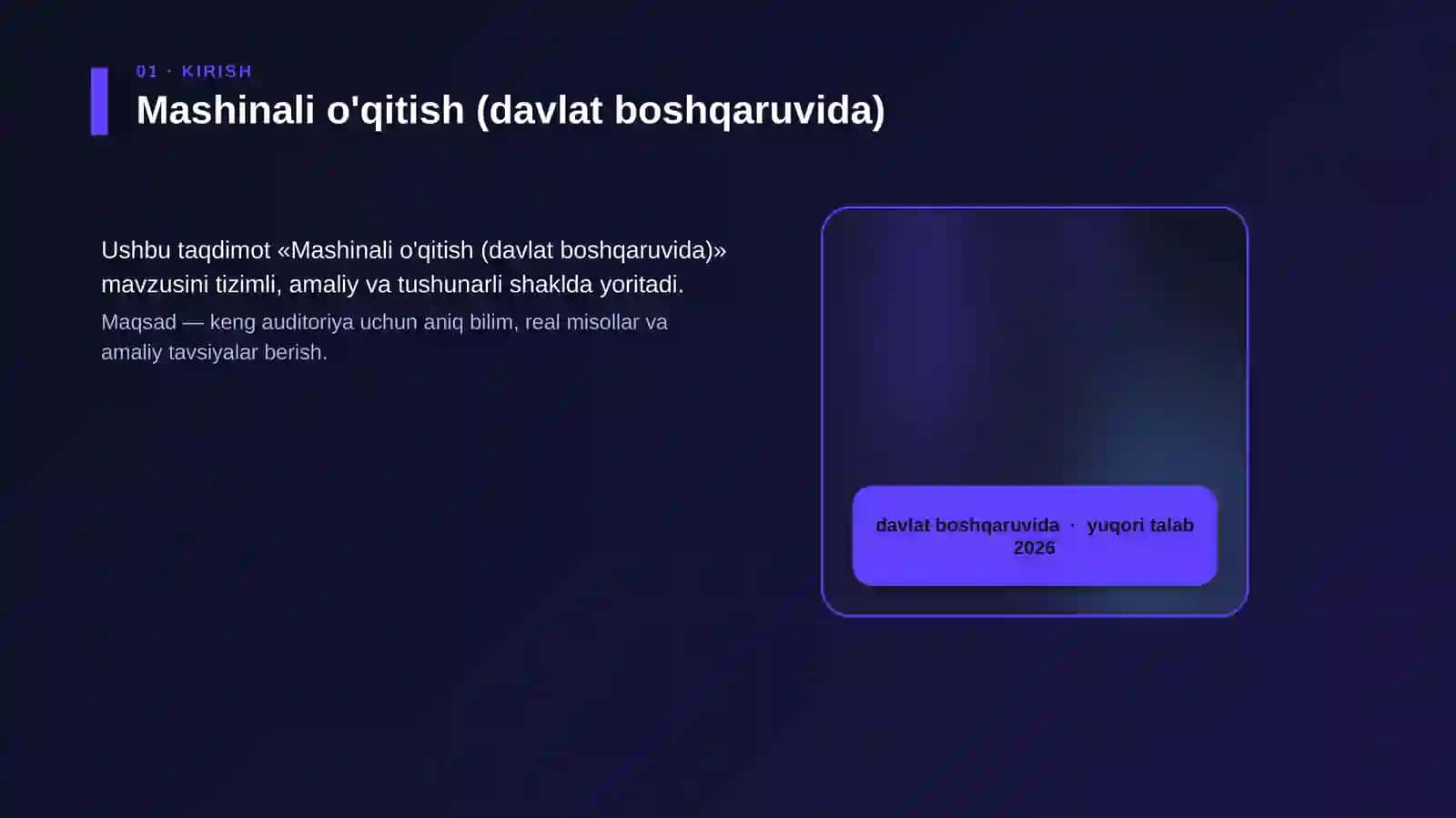 Mashinali o'qitish (davlat boshqaruvida) 4