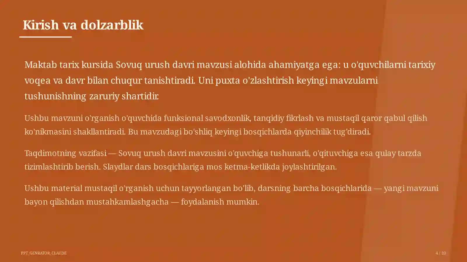 Sovuq urush davri (10-sinf) 4