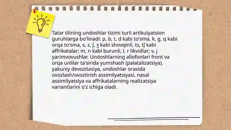 Tatar tilining fonetik, leksik, va grammatik xususiyatlari 4
