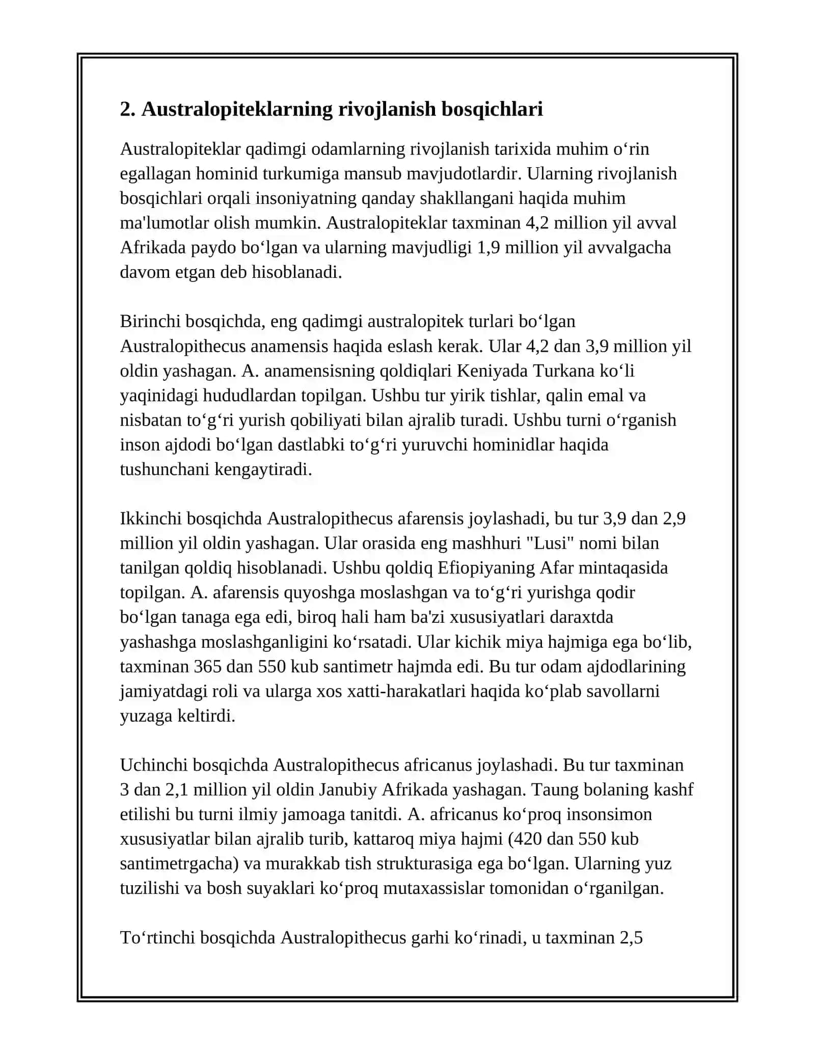 QADIMGI ODAMLARNING RIVOJLANISH BOSQICHLARI 4