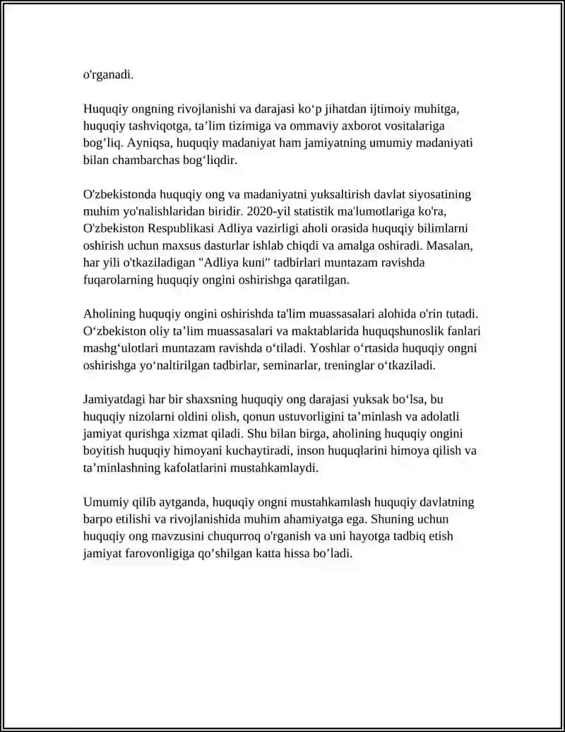 HUQUQIY ONG:TUSHUNCHASI,TARKIBIY QISIMLARI 4