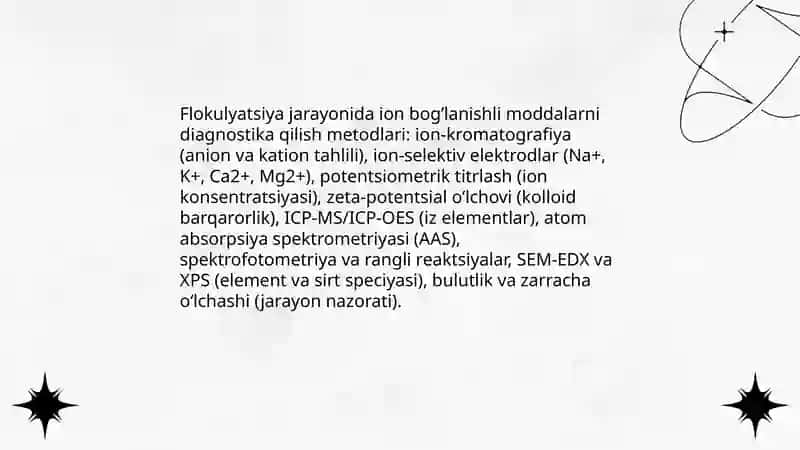 Tuproq va suvning iplonlashtirishda ion bog’lanishda birikmalarni aniqlab ulardan tozalash usulini ishlab chiqarish 4