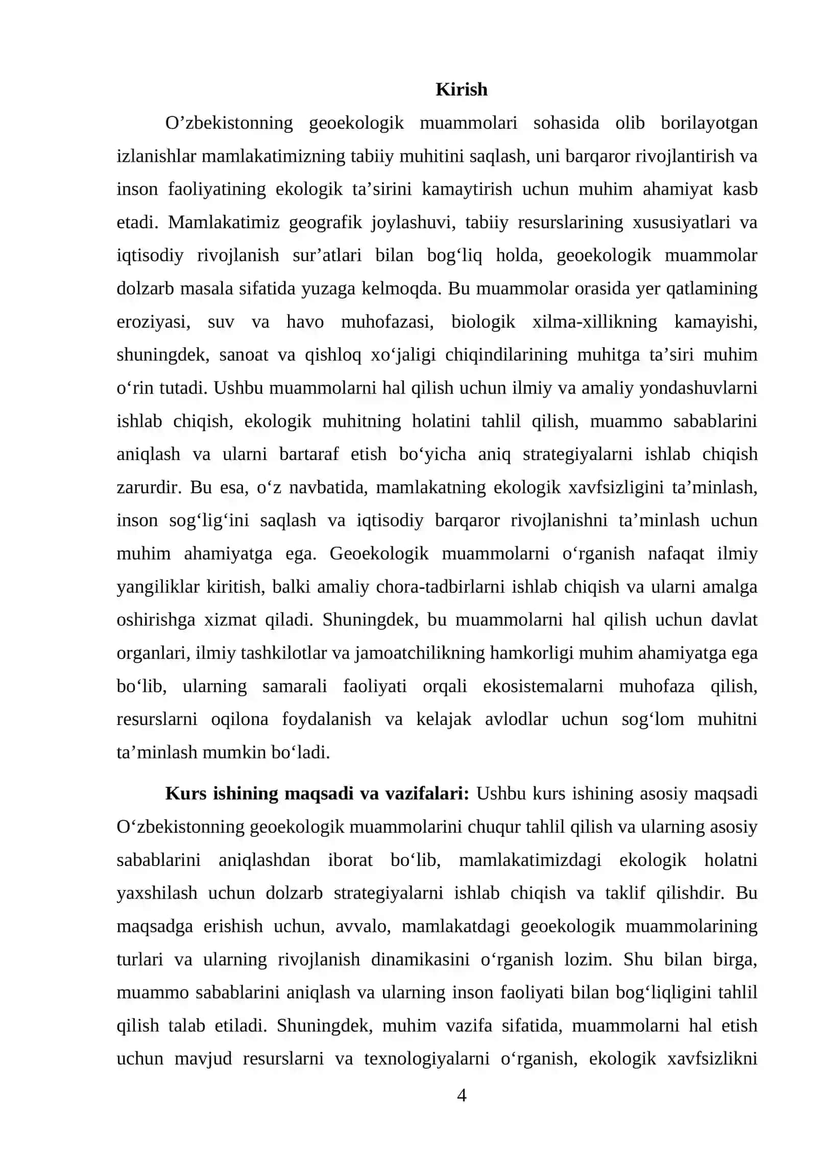 O'zbekiston Ijtimoiy-Iqtisodiy Geografiyasi 4