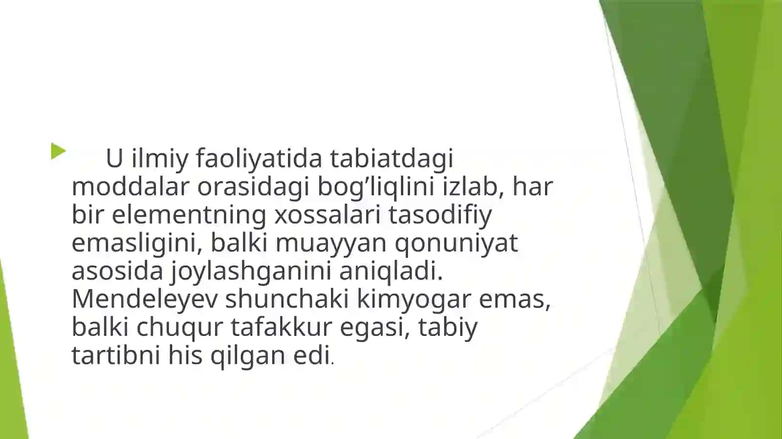 D.I.Mendeleyevning davriy sistemasi 4