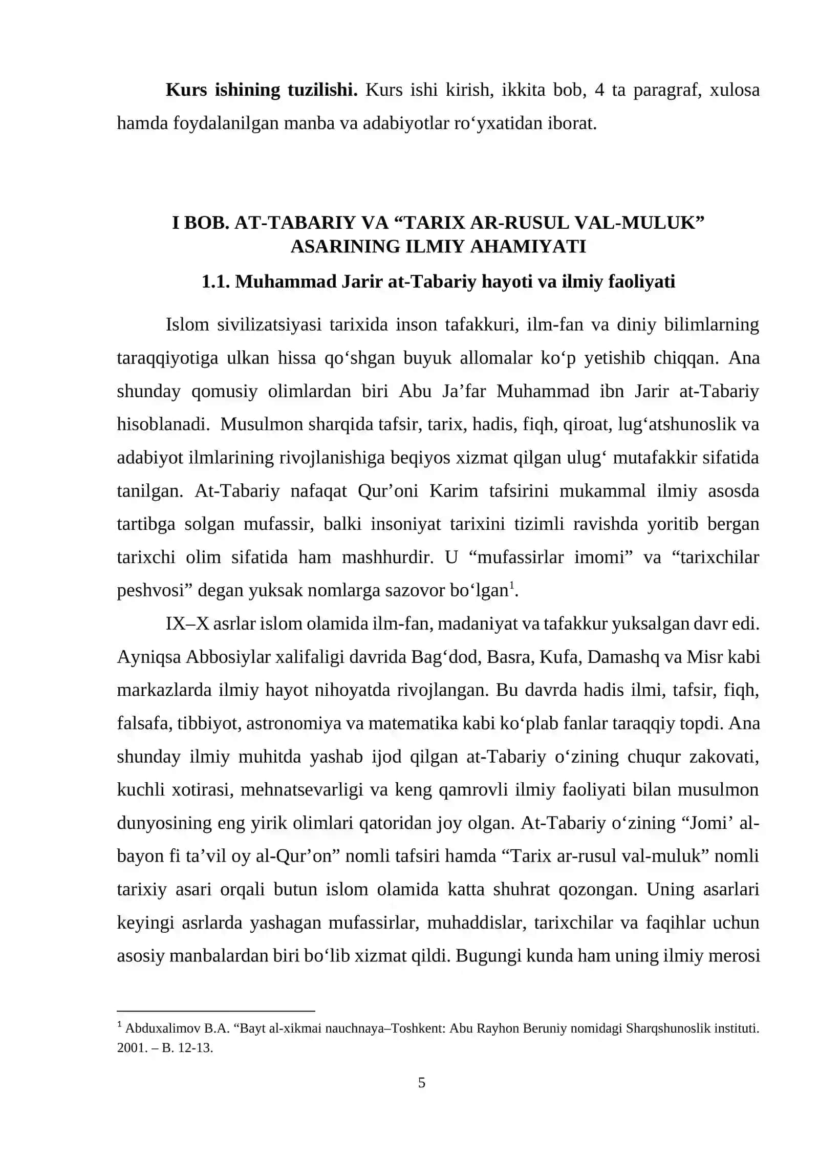 TARIX AR-RUSUL VAL-MULUK 4