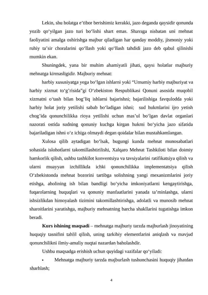 Mehnatga majburiy tarzda majburlash jinoyati 4