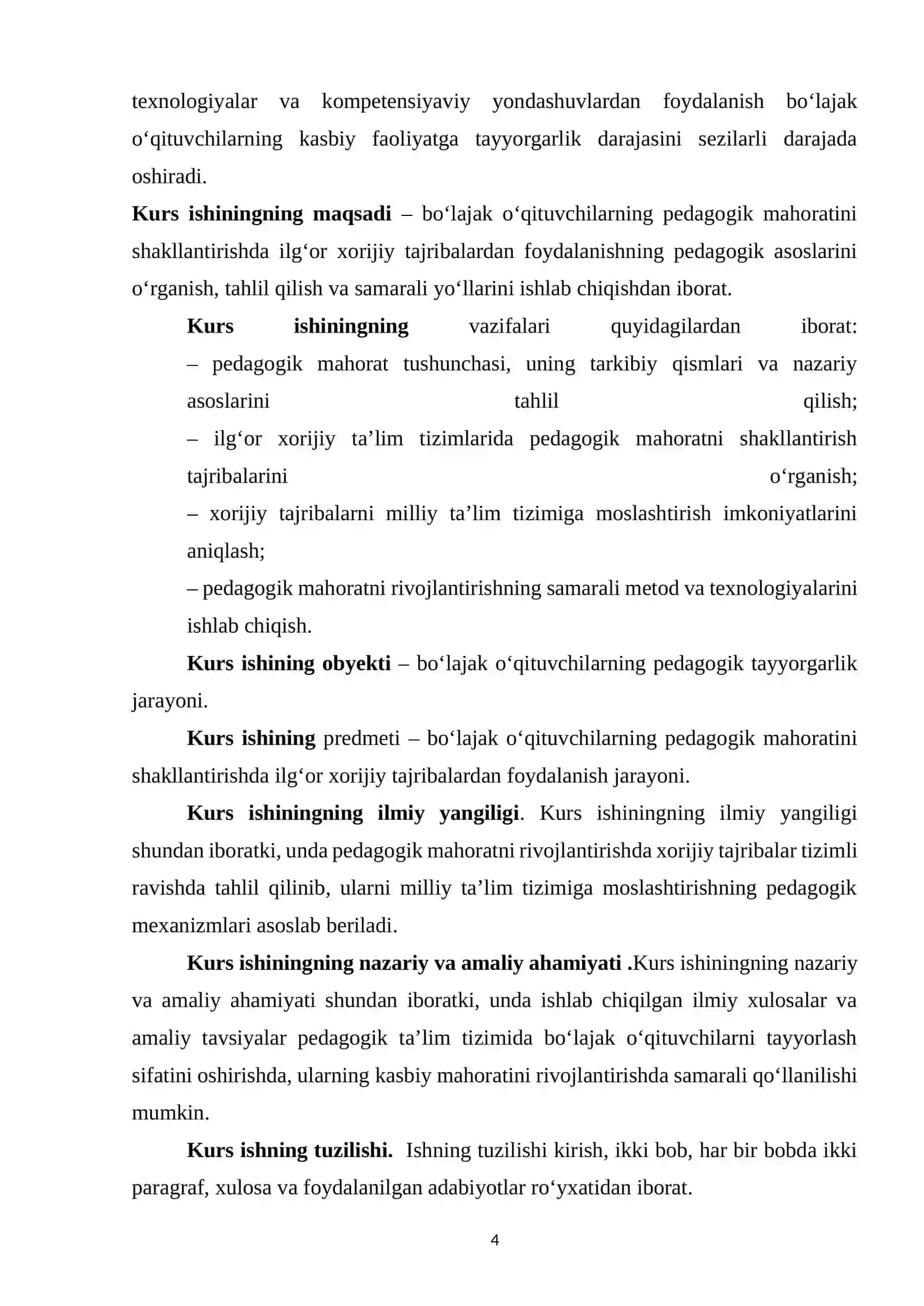 BOʻLAJAK O'QITUVCHILARNING PEDAGOGIK MAHORATINI SHAKLLANTIRISHDA ILG'OR XORIJIY TAJRIBALARDAN FOYDALANISHNING PEDAGOGIK ASOSLARI 4