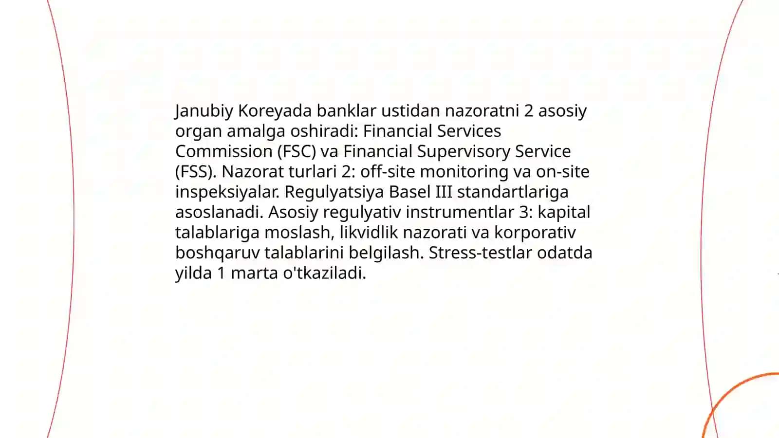 Janubiy Koreya moliyaviy nazorati tizimi 4
