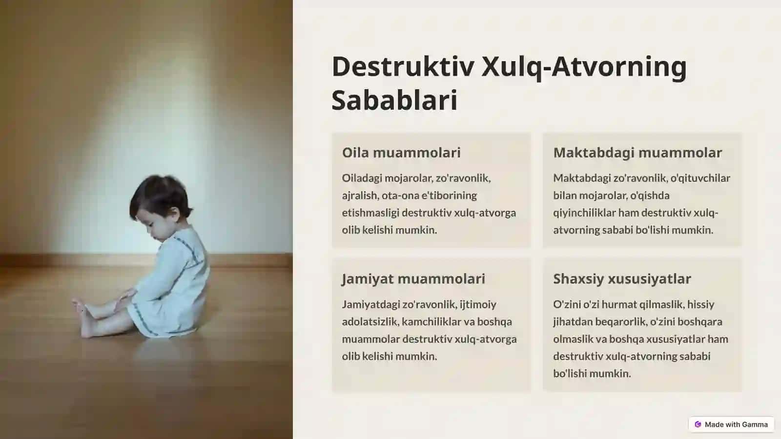 Destruktiv Xulq-Atvor Psixologiyasi 4