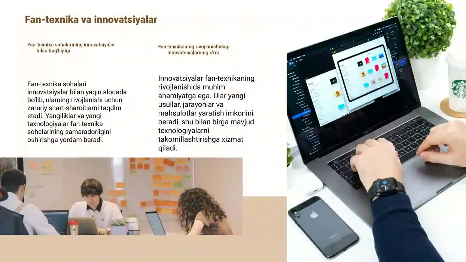 Innovatsiylar, fan-texnikaning o’zaro bog’liqligi va rivojlanishi 4