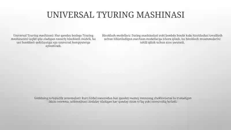 Hisoblash Modellari 4