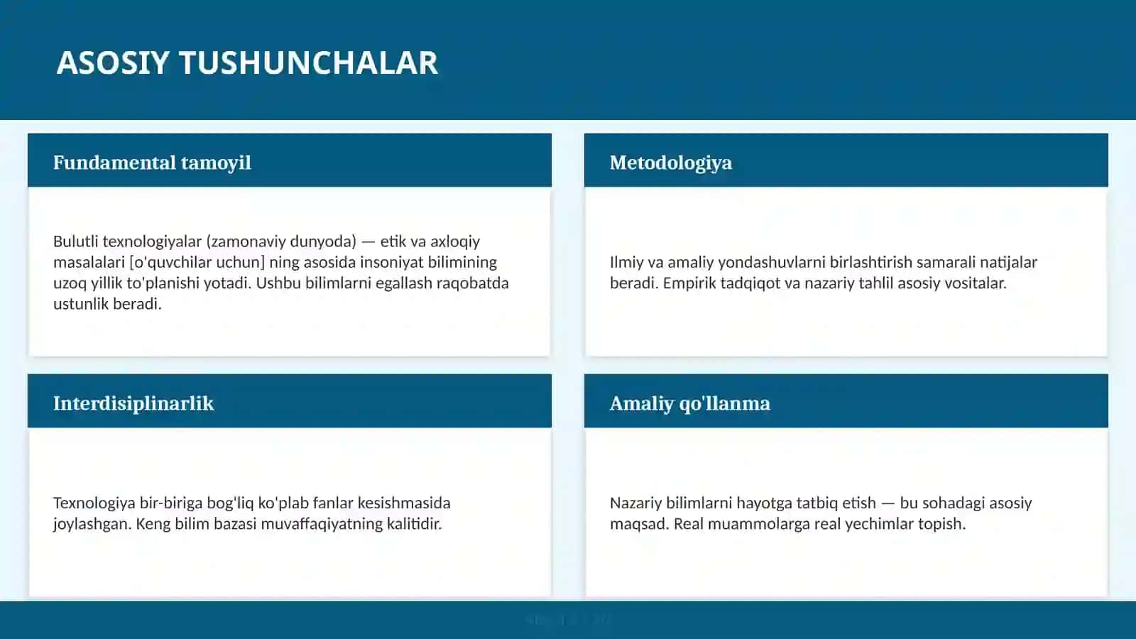 Bulutli texnologiyalar (zamonaviy dunyoda) — etik va axloqiy masalalari [o'quvchilar uchun] 4