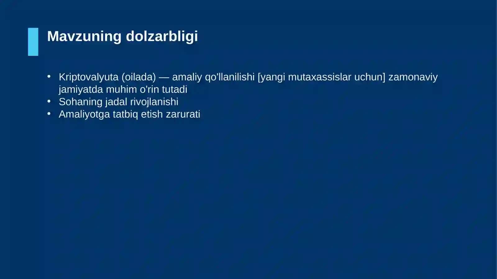 Kriptovalyuta (oilada) — amaliy qo'llanilishi [yangi mutaxassislar uchun] 4