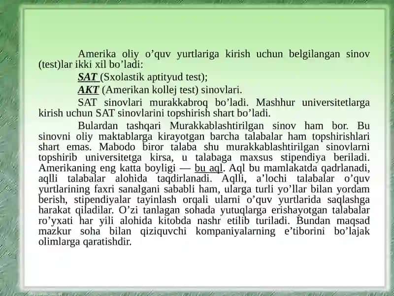 Rivojlangan xorijiy davlatlarda ta’lim tizimi 4