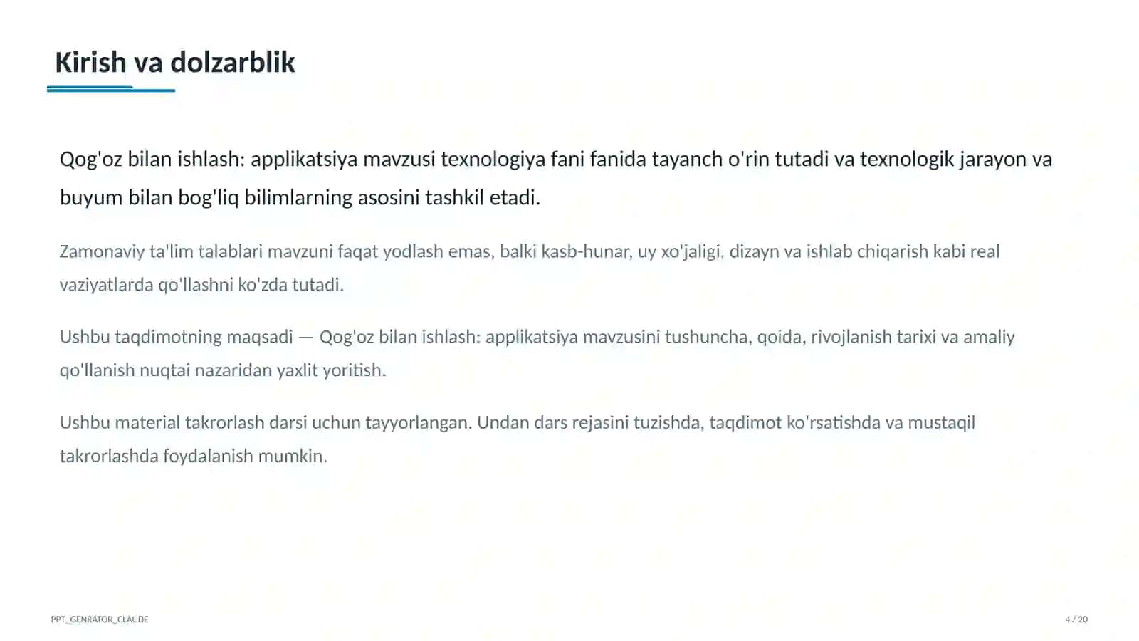 Qog'oz bilan ishlash: applikatsiya (1-sinf) 4