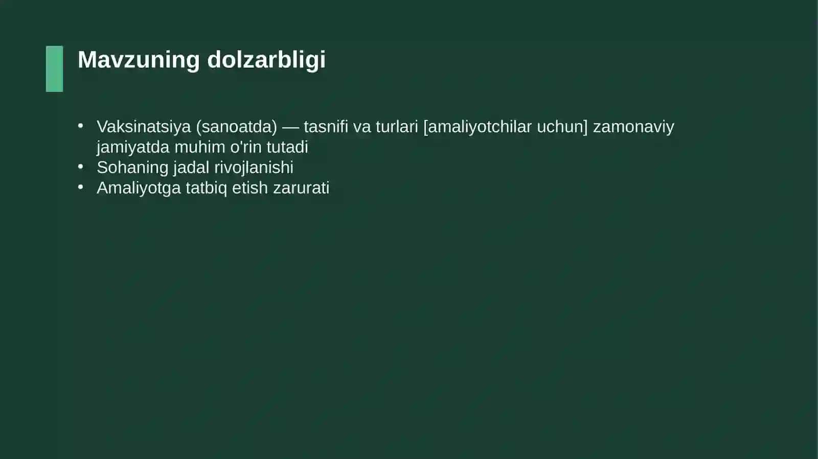 Vaksinatsiya (sanoatda) — tasnifi va turlari [amaliyotchilar uchun] 4