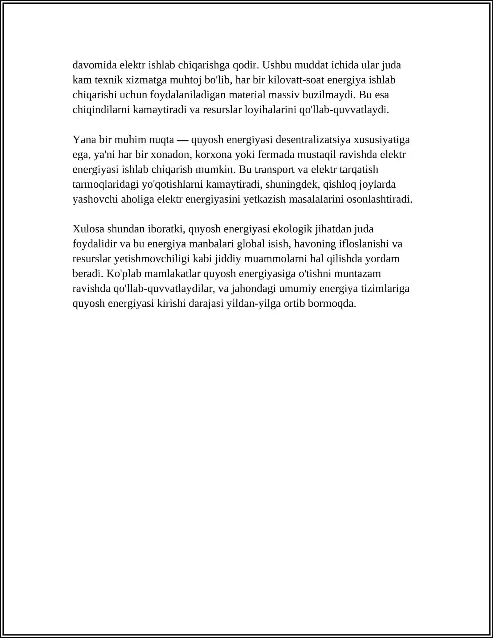 QAYTA TIKLANUVCHI ENERGIYA MANBALARINING EKOLOGIK FOYDALARI VA ZARARLARI 4