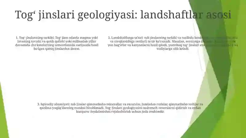 Landshaft Tashkil Qiluvchi Omillar Va Landshaftning Tarkibiy Qismlari 4