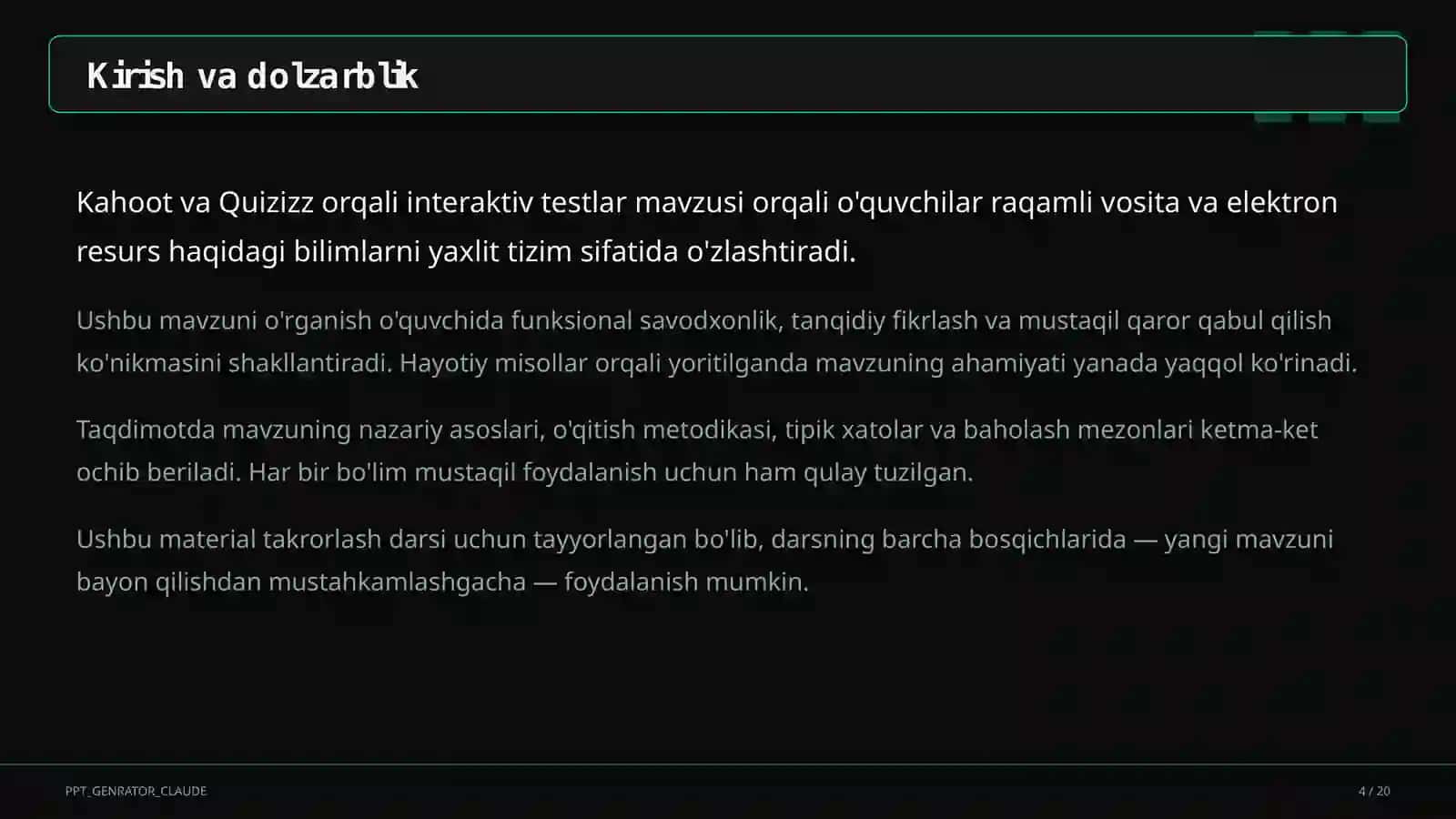raqamli ta'lim texnologiyalari 4