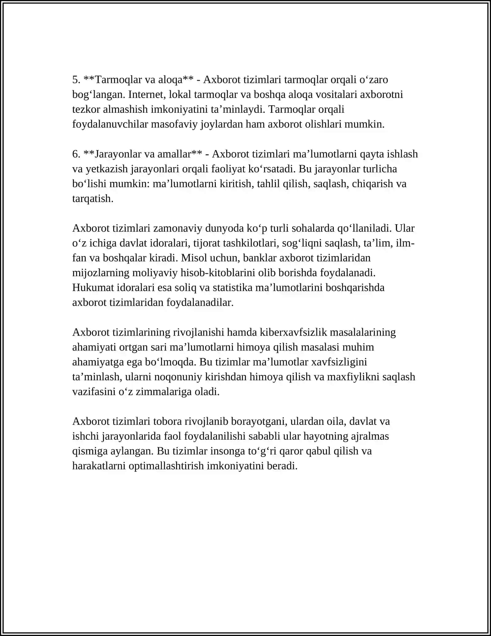 AXBOROTNI ANIQLASHNING AVTOMATLASHTIRILGAN TIZIMLARI 4