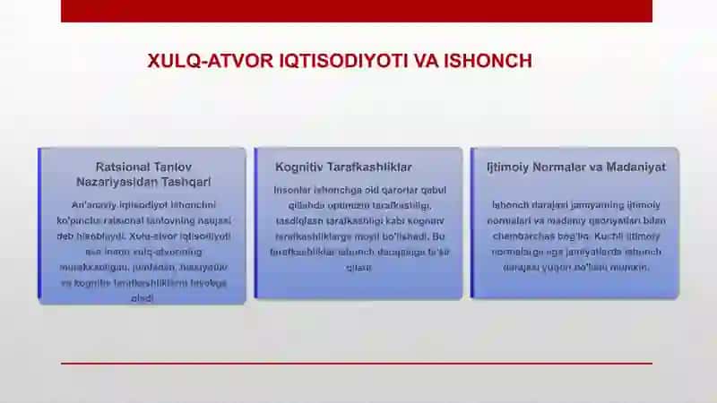 Ishonch va uning iqtisodiy munosabatlardagi roli 4