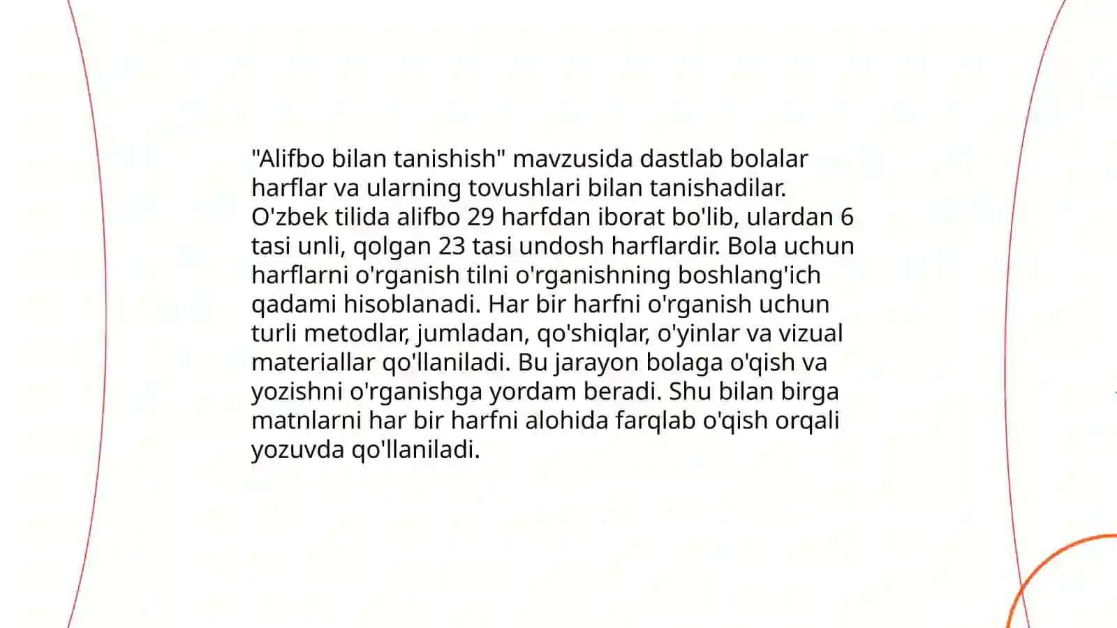 Boshlang'ich sinflarda matn ustida ishlash metodikasi 4