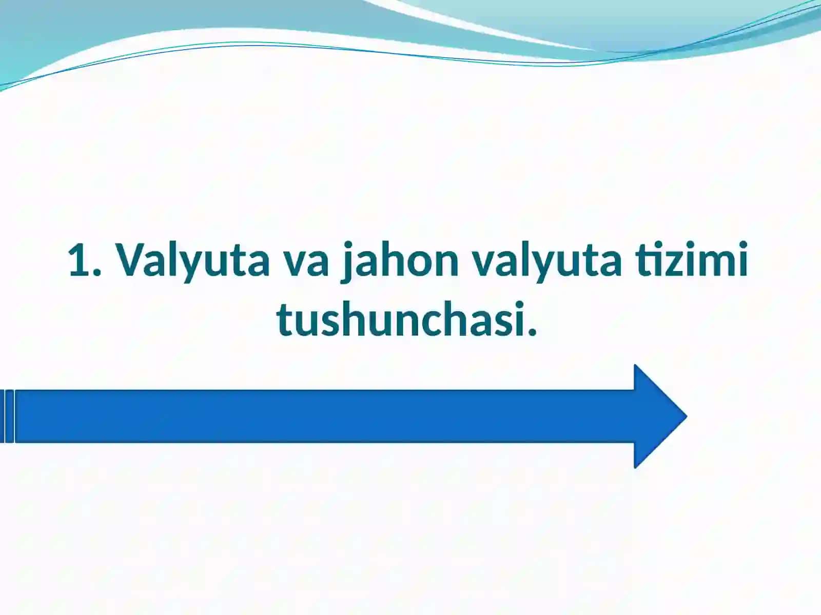 OCHIQ IQTISODIYOTDA VALYUTA KURSI SIYOSATI 4