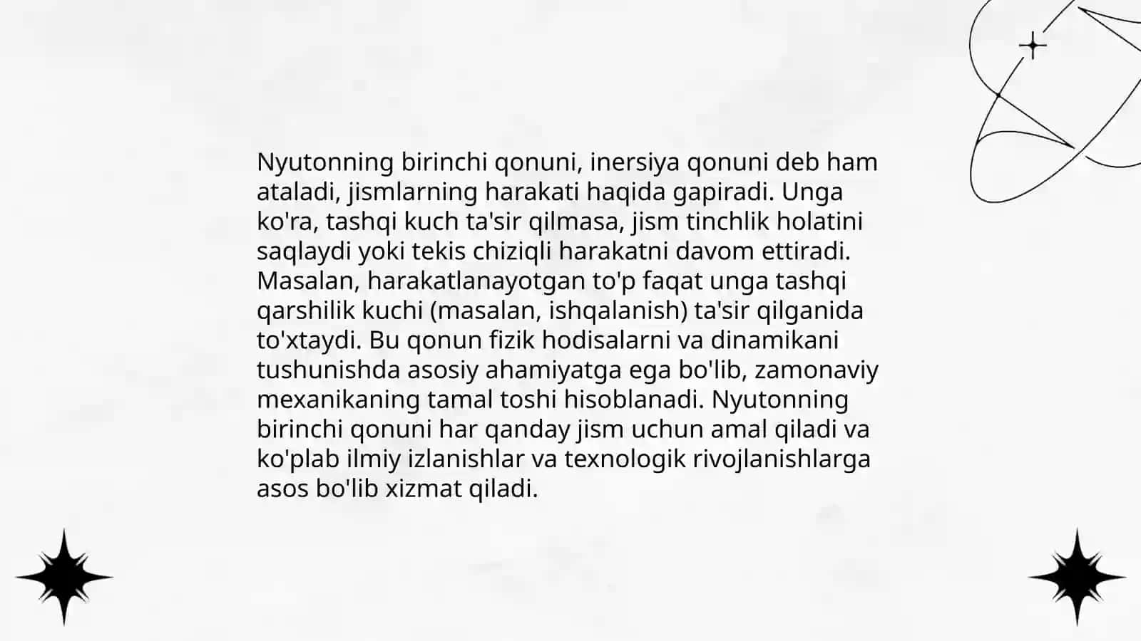 Dinamika qonunlari asoslari 4