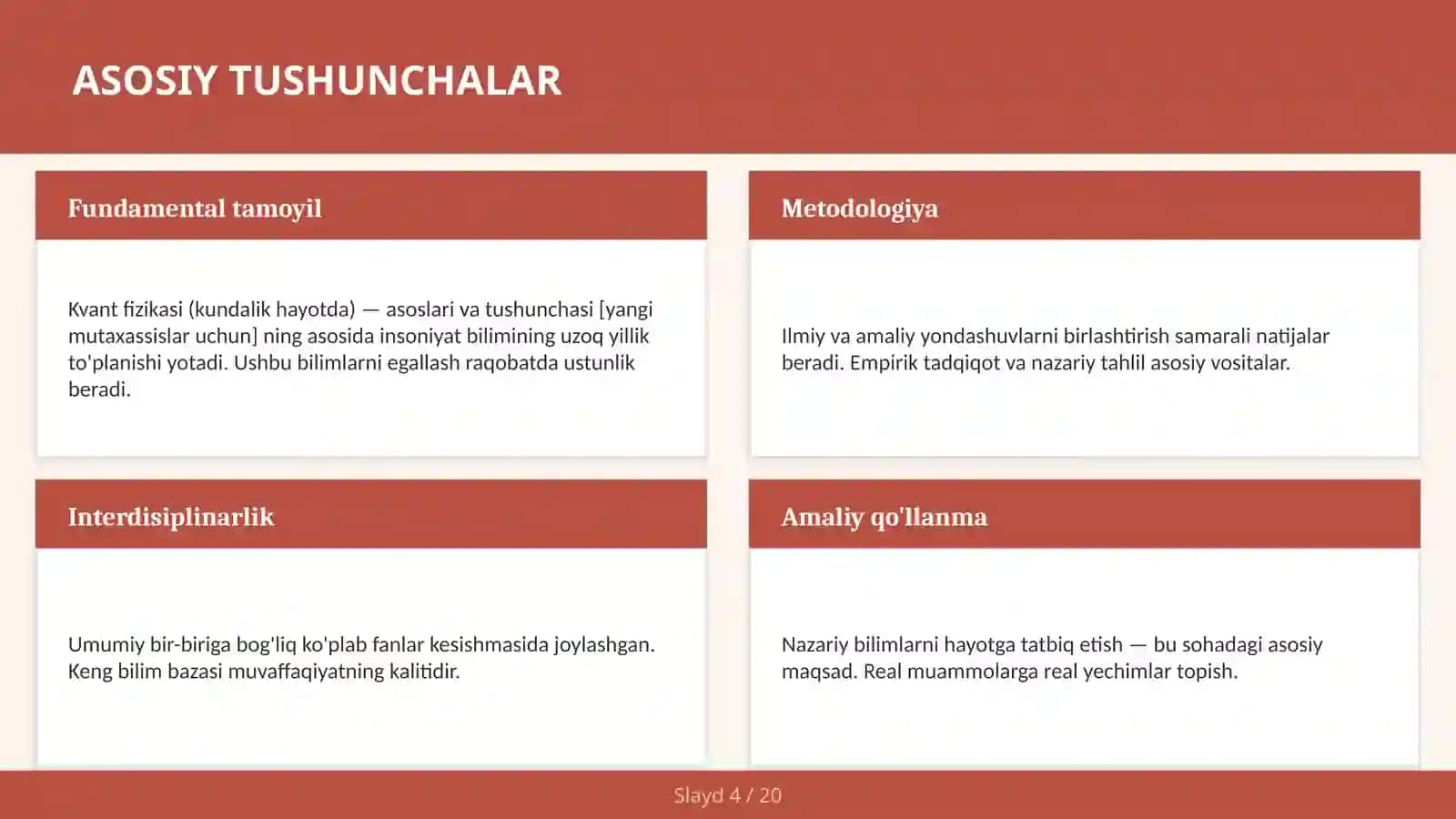 Kvant fizikasi (kundalik hayotda) — asoslari va tushunchasi [yangi mutaxassislar uchun] 4