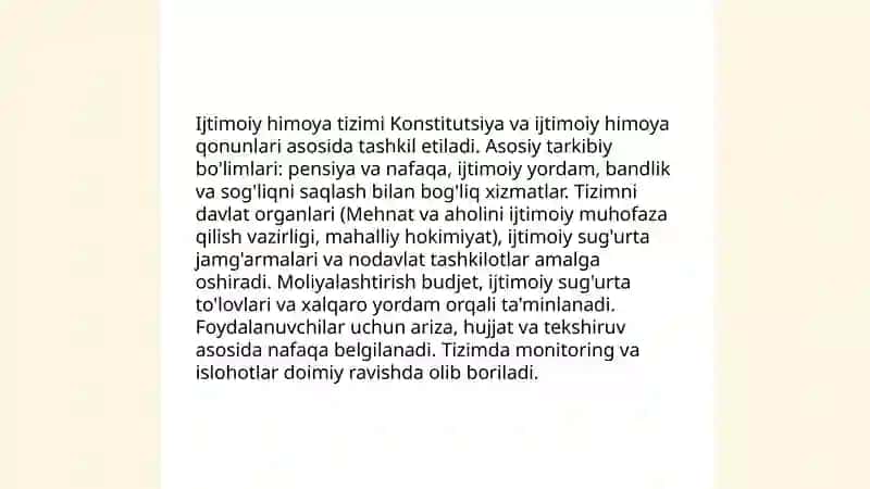 Inson huquqlari va ijtimoiy himoya 4