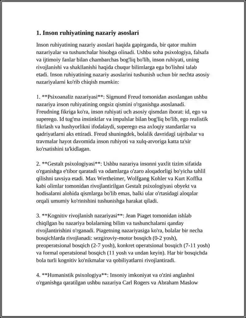 PSIXOLOGIYA ILMI INSON RUHIYATINING INJINERI SIFATIDA 4